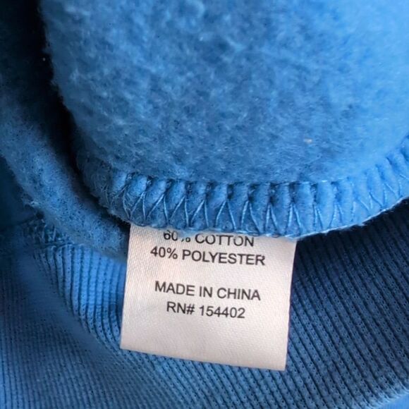 Vinyl Icons Outer Banks Embroidered Quater Zip Long Sleeve Sweatshirt Size L - Picture 7 of 9